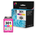 Cartouche compatible HP 301 CL couleur - SANS NIVEAU ENCRE - 123CONSOMMABLES