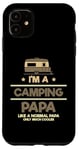 Coque pour iPhone 11 Camping-car glacière Nature Lover Camping Papa Like Normal Papa