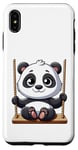 Coque pour iPhone XS Max Aire de jeux Panda Swinging Playground Fun