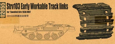 Trumpeter Strv103 Early Tracks Chaînes D'Armure 1:3 5 Modèle-kit 103B Track Kit