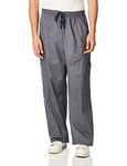 Dickies Men's GenFlex Utility Drawstring Cargo Scrubs Pant Medical, Light Pewter, Medium Tall