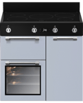 Beko 90cm Blue Freestanding Cooker with Induction Cooktop