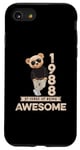 Coque pour iPhone SE (2020) / 7 / 8 37ème anniversaire homme femme 1988 original Awesome ours en peluche