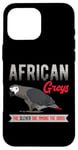 iPhone 16 Pro Max African Greys The Clever One Among The Birds Parrot Bird Case