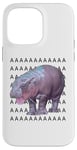 Coque pour iPhone 14 Pro Max Moo Deng Bébé Hippopotame