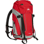 Trespass Trek 33, Red Tone, Backpack / Rucksack 33L with Built-In Rain Cover, Red