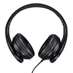 Acer Over-Ear Headset, Casque PC, Casque Avec Microphone, Fréquence 20 Hz–20 kHz, Casque Avec Câble Flexible 1,2 m, Driver 40 mm, Jack 3,5 mm, Avec Plug & Play, Noir