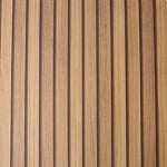 Fresco Natural Wooden Slats Panelled Wallpaper Roll - Paste The Paper Applica...