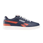 Reebok Unisex Court Advance Clip Tennis Shoes, Navy/Brickred/Chalk, 4 UK