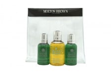 MOLTON BROWN GIFT SET 50ML SUMA GINSENG BODY WASH + 2 X 30ML FABLED JUNIPER BERR