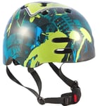 Sport Direct™ "No Bounds™ BMX Bicycle Bike Helmet Blue/Green 55-58cm CE EN 1078:2012 Approved