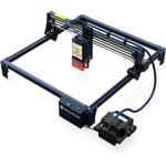 Graveur Laser Avec Système D'assistance Pneumatique Automatique, Machine de Gravure 20W, Zone de Gravure 410x400mm, pour Sculpter le Bois de Balsa