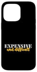 Coque pour iPhone 14 Pro Max University Varsity-Gold Cher & Difficult Varsity-Gold