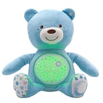 Chicco First Dreams Teddy Bear with Night Light, Blue | Projects Stars, Lighting Effects, Relaxing Music, Calming for Baby