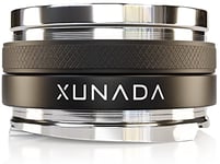 XUNADA 53.3mm Coffee Distributor & Tamper, Works with Breville and Sage 54mm Portafilters, Espresso Hand Tampers, 2-in-1 Adjustable Espresso Distribution Leveler & Tamping Tool
