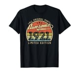 Awesome Since 1921 Limited Edition Made in 1921 Men Womens T-Shirt