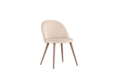 Venture Design Velvet spisestol Beige 