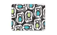 Funky Monkey Funny Mouse Mat Pad - Animal Children's Computer Fun Gift #15168