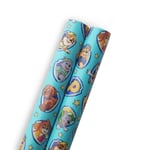 Paw Patrol 2 Piece Wrapping Paper Set - 3m