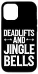 iPhone 12/12 Pro Funny Deadlifts and Jingle Bells Santa Claus Gym Fitness Pun Case