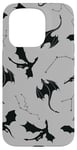 iPhone 15 Pro Black Dragon Celestial Stars Mystical Dark Aesthetic Case