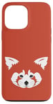 Coque pour iPhone 13 Pro Max Panda rouge