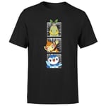 Pokemon Generation 4 Intro Men's T-Shirt - Black - 3XL