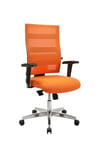 TOPSTAR X-Pander AZ Chaise de Bureau, Plastique Mousse Aluminium, Orange, Taille Unique