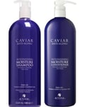 Caviar Replenishing Moisture Shampoo 1000ml + Anti-Aging Replenishing Moisture Conditioner 1000ml