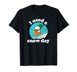 Peanuts - Christmas Snoopy - I Need A Snow Day T-Shirt