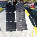 30W 12V/5V ETFE Folding Solar Panel Charger Waterproof Mobile Phone Solar MP