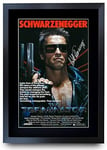 HWC Trading A3 FR Terminator Movie Poster Arnold Schwarzenegger Signed Gift FRA