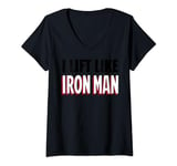 Marvel I LIFT LIKE IRON MAN The Invincible T-Shirt avec Col en V