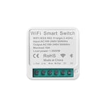 Xiaomi-Mini commutateur intelligent WiFi,bricolage,2 voies,télécommande sans fil,minuterie nous-mêmes avec Alexa Google Home,16A - Type smart switch-1pcs