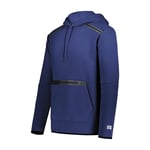 Russell Athletic Men's Legend Tech Fleece Hoodie Sweatshirt, Navy, L