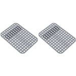 Lot de 2 Tapis Protection pour évier Cuisine, Grille D'évier en Silicone Fond Acier Inoxydable