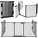 Baby Safety Fence Hearth Fire Gate Metal BBQ Pet Dog Cat PlayPen Fireplace Guard