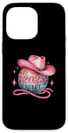 iPhone 14 Pro Max It's 2025 Y'all New Years Disco Ball With Pink Cowboy Hat Case