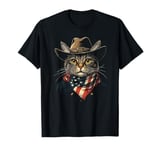 Black Cat in Cowboy Boots T-Shirt