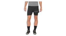 Short 2 en 1 salomon cross run noir