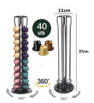 Coffee capsule rack - rotatable, 40 capsules - Nespresso