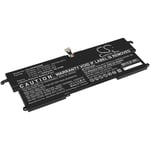 Kompatibelt med Elitebook X360 1020 G2(2tl72ea), 7.7V, 6300mAh