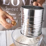 Agitator Wire Loop Flour Filter Cup with Scale Baking Tools  Cakes