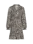 Fabienne Chapot Dorothy Star Print Dress, Black/Creme Brulee