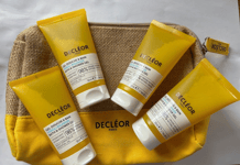 Decleor Neroli Bigarade Hydrating Essential Oil Shower 50ml X 4 + Toiletry  Bag