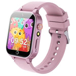 Montre Connectée Enfant 26 Jeux, Montre Enfant Garcon Fille HD Caméra Musique Vidéo Podomètre Livre Audio Réveil, Montre Intelligente Enfant Cadeaux Anniversaire pour Filles et Garçons 3-12 Ys