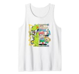 Rugrats Reptar Iconic 90's Retro Vintage Split Chest Poster Tank Top