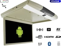 Nvox 15-Tums Led-Skärm För Undertak Med Android Usb Fm Bt Wifi 12V