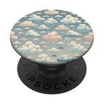 Clouds in the sky on a cloudy day cloud gazing PopSockets Adhesive PopGrip