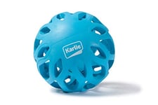 Karlie Balle de Jeu à grilles, Caoutchouc Coco, diamètre : 11 cm, Bleu